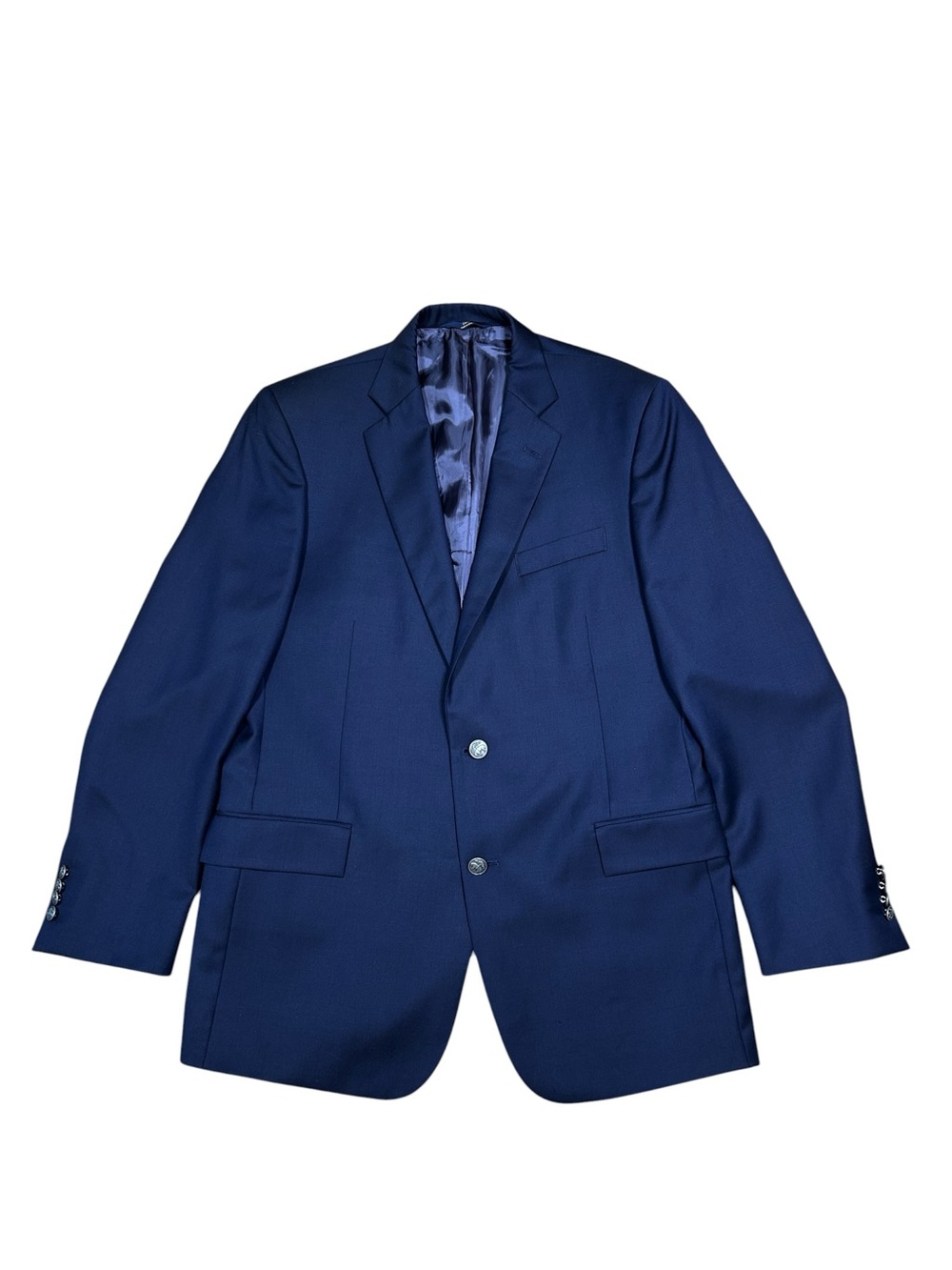 Brooks Brothers men’s 346 regent navy blue wool sport coat blazer size 43L long